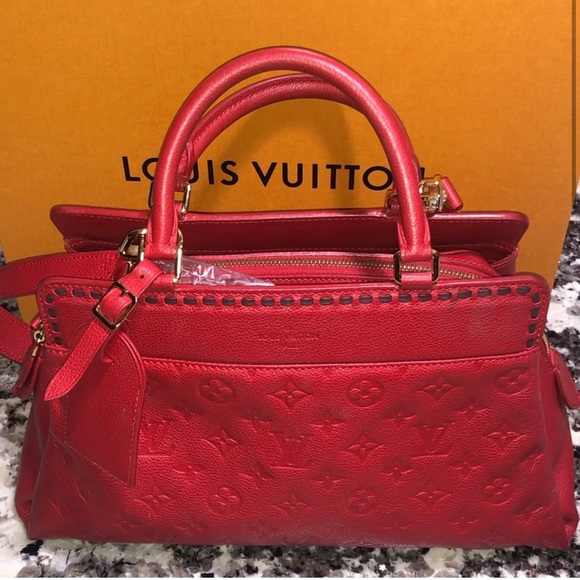 Louis Vuitton Handbags - Louis Vuitton Vosges Red